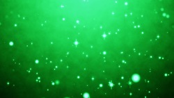綠色閃亮美麗的粒子背景視頻材料（循環處理）