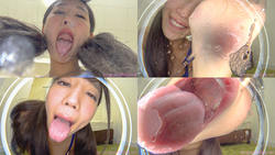 Ai Hoshina - Smell of Her Erotic Long Tongue and Spit Part 1