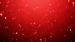 红色闪闪发光的美丽粒子背景视频材料（循环处理）