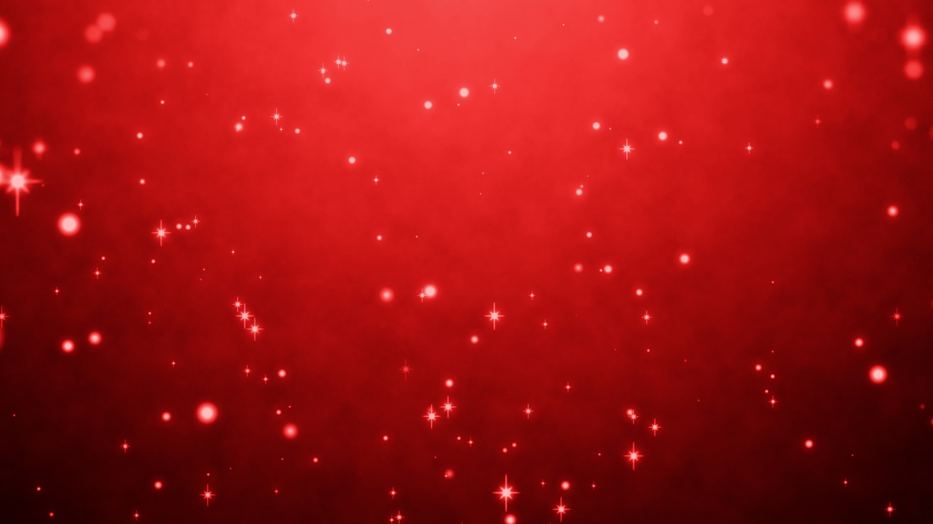 赤色のキラキラ綺麗なパーティクルの背景動画素材（ループ処理済み）