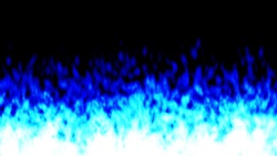 Background footages of blue flame