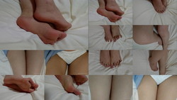 [# Take their own] # mini skirt # foot # leg # thigh # panchira # foot fetish # foot fetish # soles