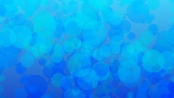 Background footages of blue bubbles