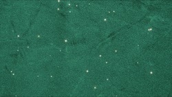 緑ベルベット布にたくさんの星　背景動画　ループ可能
